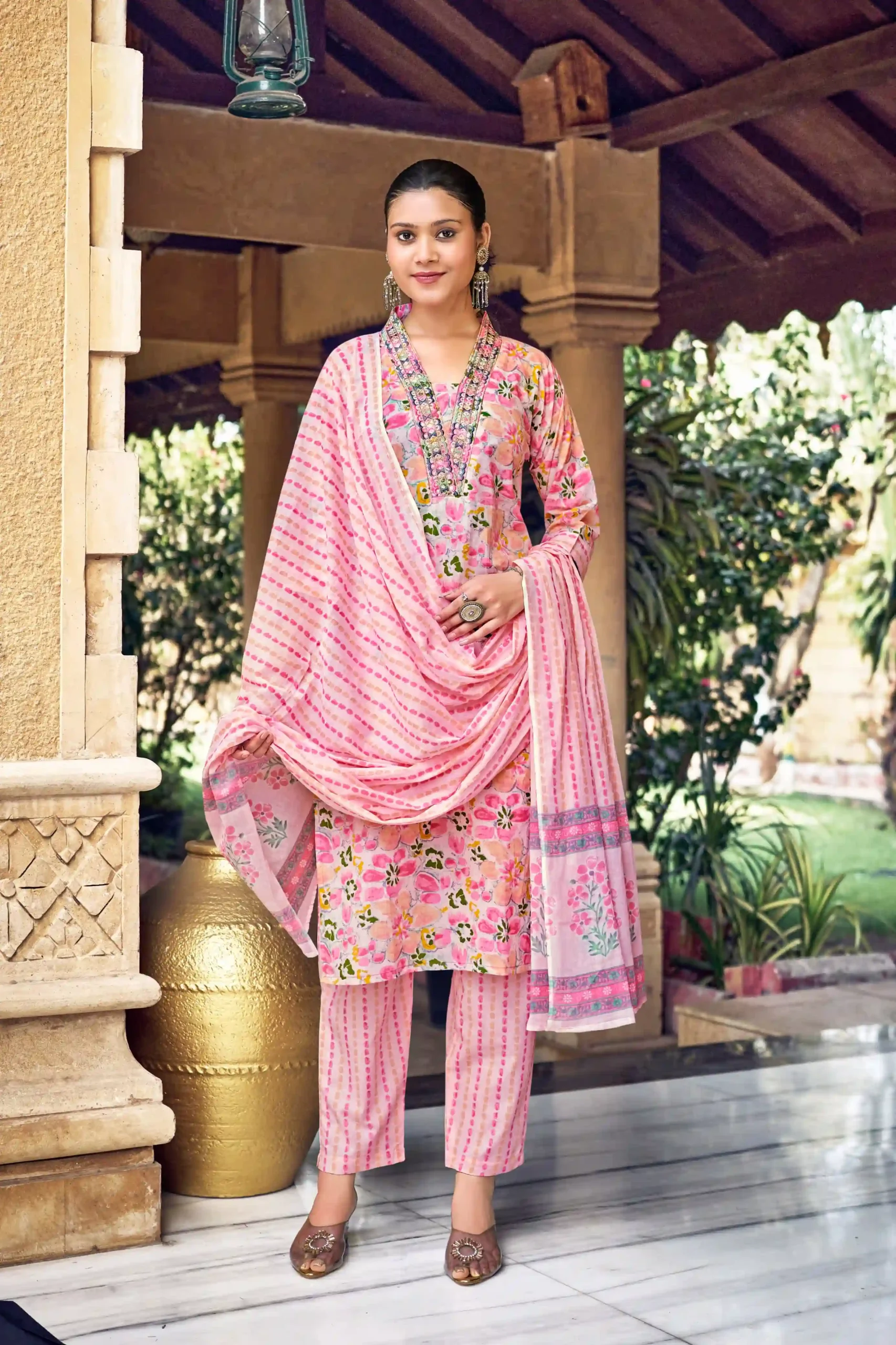 Ossm Malhar Vol 03 Cotton Prin Wholesale Readymade Salwar Suit Catalog — Wholesale Salwar Suits, MPA wholesale from Surat - Gallery Image 2